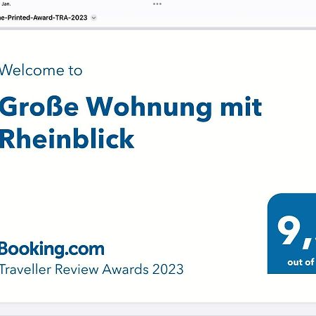 Grosse Wohnung Mit Rheinblick Boppard Zewnętrze zdjęcie